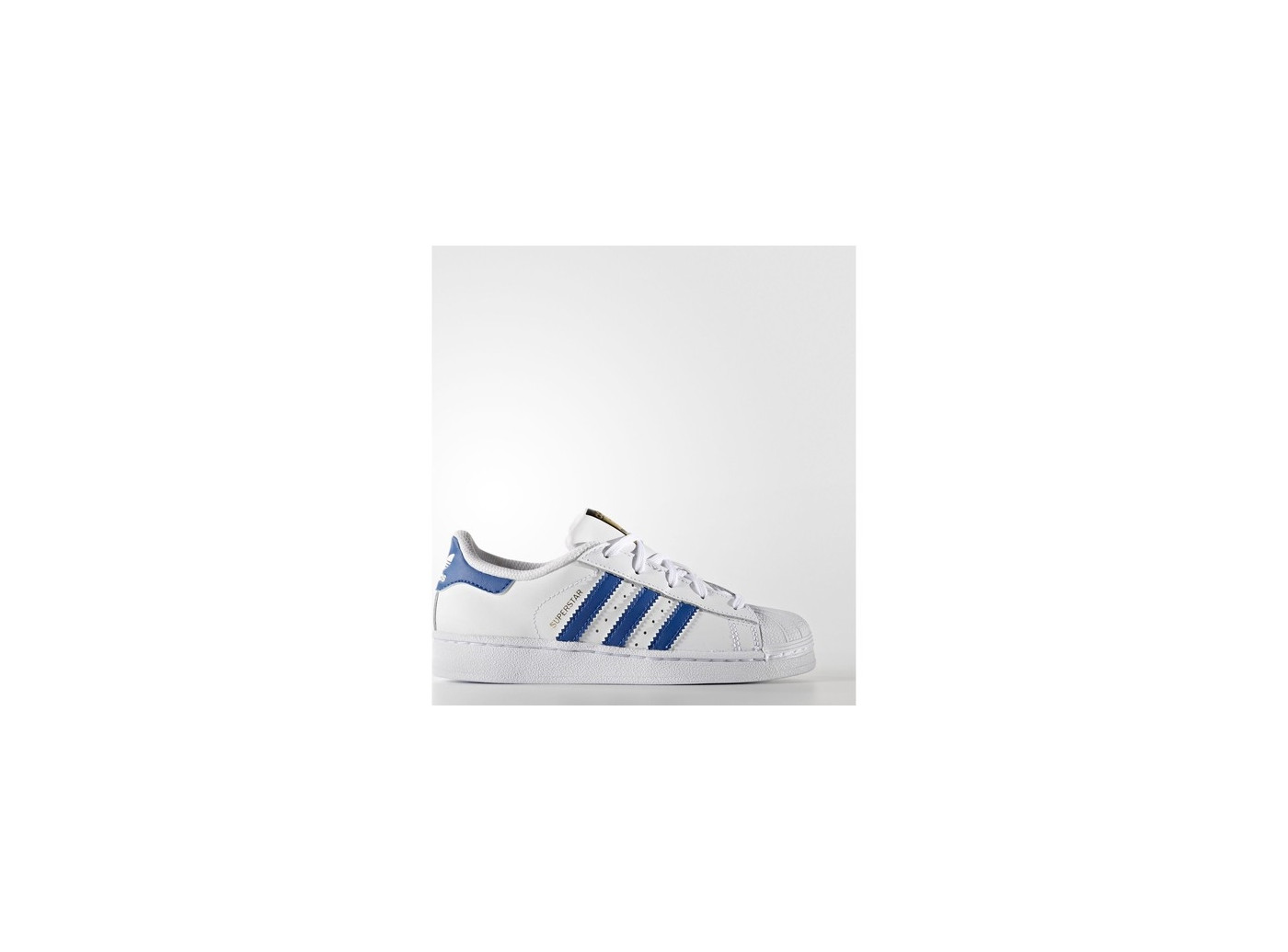adidas superstar blanc bleu