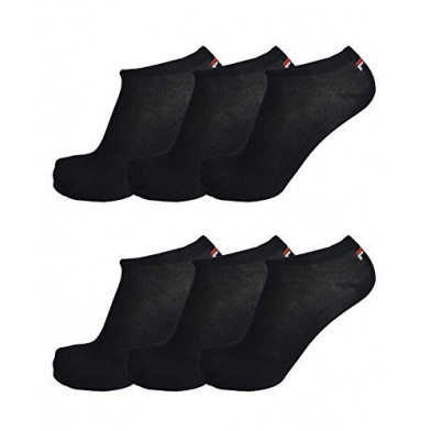 fila lot de 3 socquettes de sport calza socks adul noir noir/9100/200